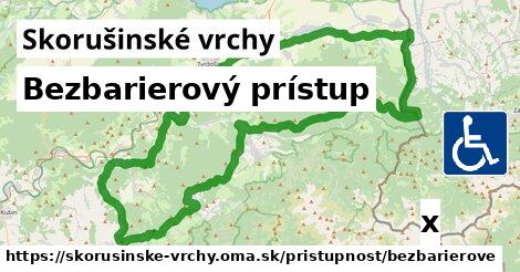 Bezbarierový prístup, Skorušinské vrchy