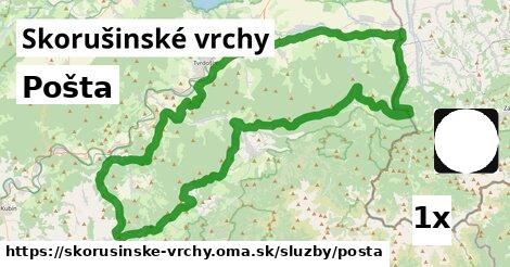 Pošta, Skorušinské vrchy