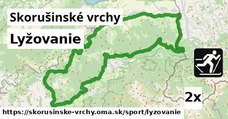 Lyžovanie, Skorušinské vrchy