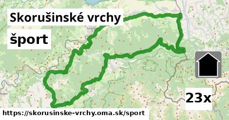 šport v Skorušinské vrchy
