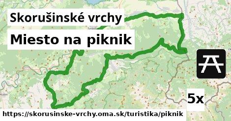 Miesto na piknik, Skorušinské vrchy