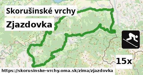 Zjazdovka, Skorušinské vrchy