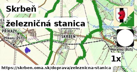 železničná stanica, Skrbeň