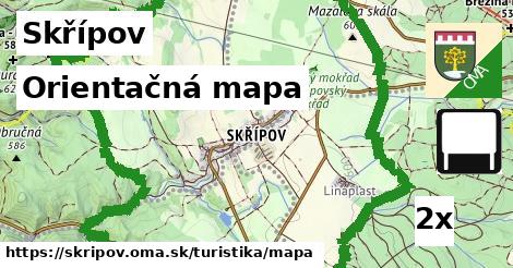Orientačná mapa, Skřípov