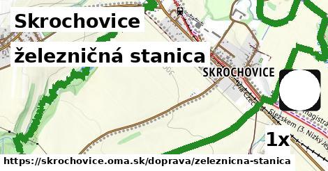 železničná stanica, Skrochovice