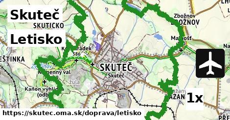 Letisko, Skuteč