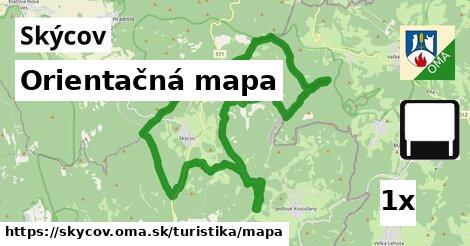 Orientačná mapa, Skýcov