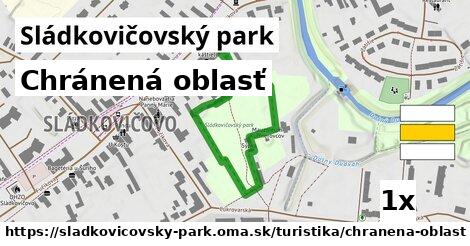 Chránená oblasť, Sládkovičovský park