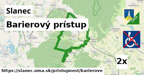 Barierový prístup, Slanec