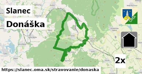 Donáška, Slanec