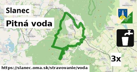 Pitná voda, Slanec