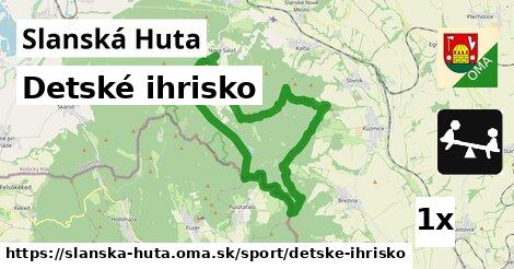 Detské ihrisko, Slanská Huta