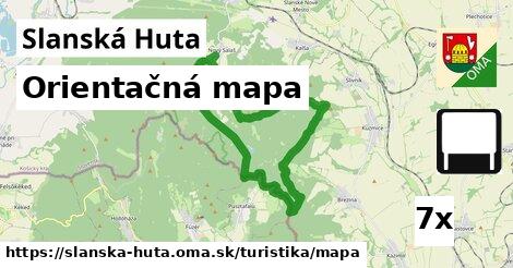 Orientačná mapa, Slanská Huta