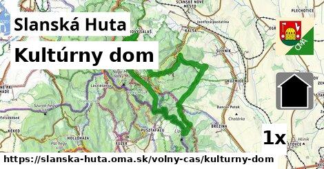 Kultúrny dom, Slanská Huta