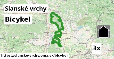 bicykel v Slanské vrchy