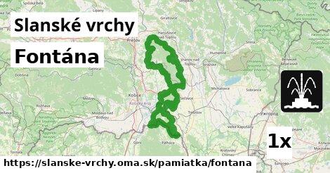 Fontána, Slanské vrchy