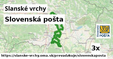 Slovenská pošta, Slanské vrchy