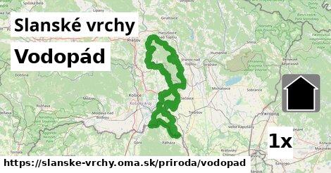 Vodopád, Slanské vrchy