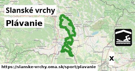 Plávanie, Slanské vrchy