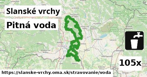 Pitná voda, Slanské vrchy