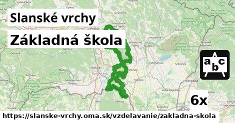 Základná škola, Slanské vrchy