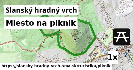 Miesto na piknik, Slanský hradný vrch