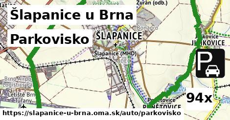 Parkovisko, Šlapanice u Brna