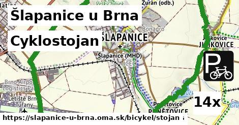 cyklostojan v Šlapanice u Brna