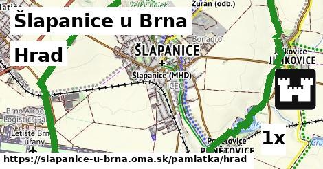 hrad v Šlapanice u Brna
