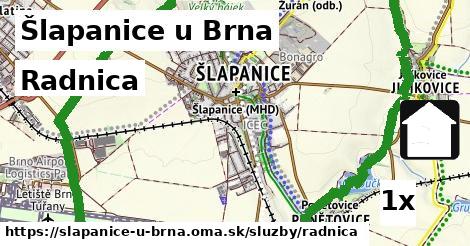 Radnica, Šlapanice u Brna