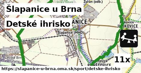 detské ihrisko v Šlapanice u Brna