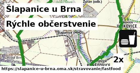 rýchle občerstvenie v Šlapanice u Brna