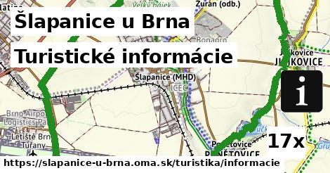 Turistické informácie, Šlapanice u Brna