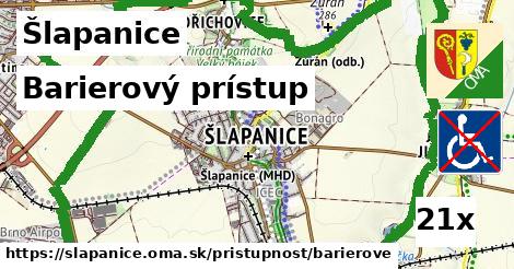 Barierový prístup, Šlapanice