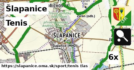 Tenis, Šlapanice