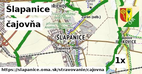 čajovňa, Šlapanice