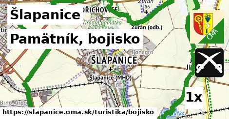 Pamätník, bojisko, Šlapanice