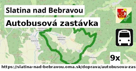 Autobusová zastávka, Slatina nad Bebravou