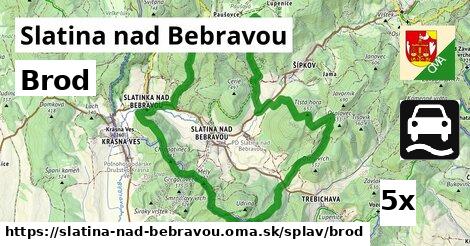 Brod, Slatina nad Bebravou