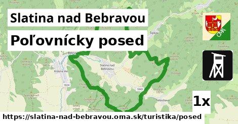 Poľovnícky posed, Slatina nad Bebravou