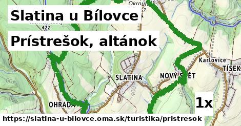 Prístrešok, altánok, Slatina u Bílovce