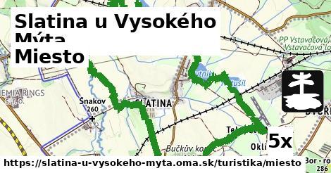 Miesto, Slatina u Vysokého Mýta