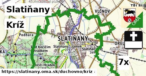 Kríž, Slatiňany