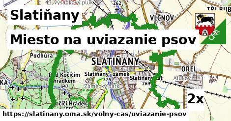 Miesto na uviazanie psov, Slatiňany