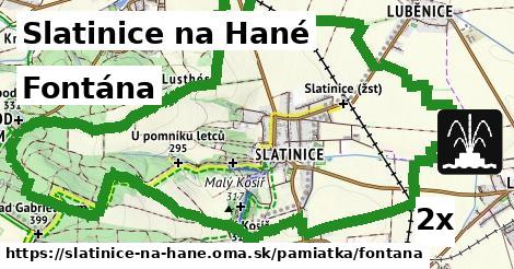 Fontána, Slatinice na Hané