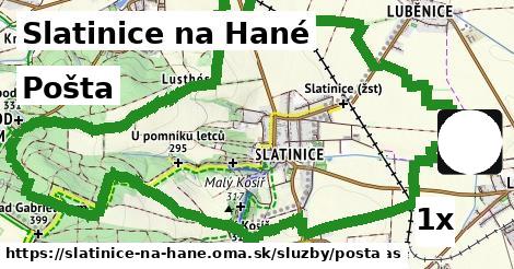 pošta v Slatinice na Hané