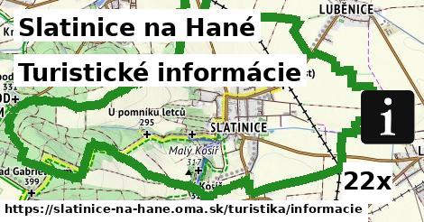 Turistické informácie, Slatinice na Hané