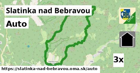 auto v Slatinka nad Bebravou