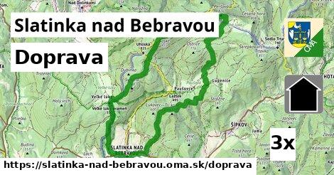 doprava v Slatinka nad Bebravou