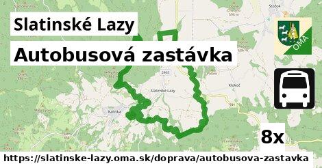 Autobusová zastávka, Slatinské Lazy